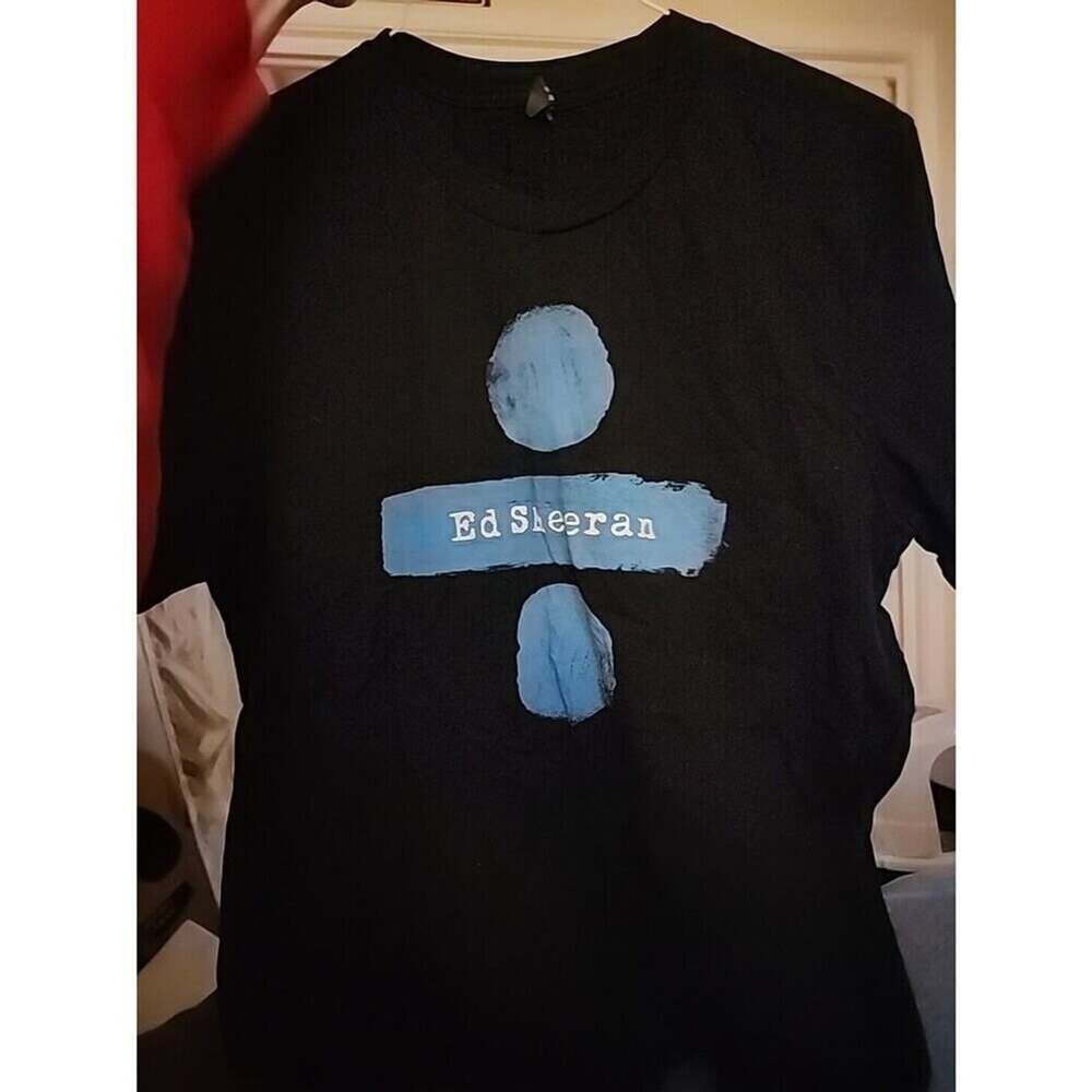 Ed Sheeran DIVIDE World Tour 2018 Concert Pop T-Shirt Adult Large Black A106 - Picture 3 of 6